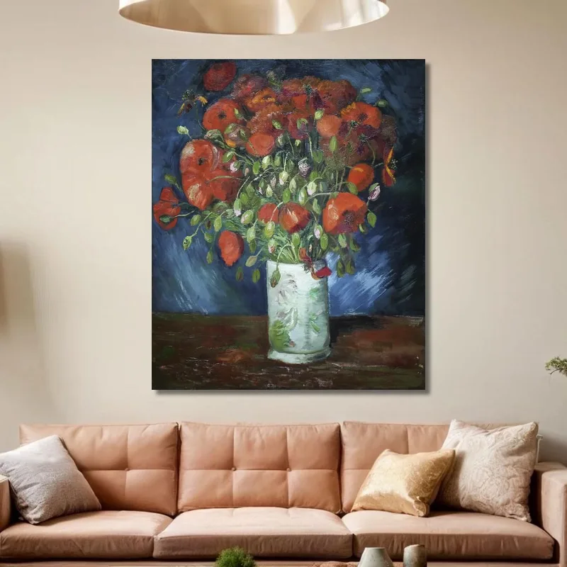 Jarrón Con Amapolas 1886 Vincent van Gogh