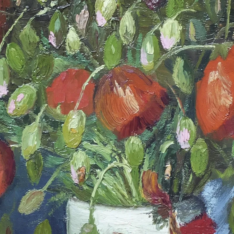 Jarrón Con Amapolas 1886 Vincent van Gogh