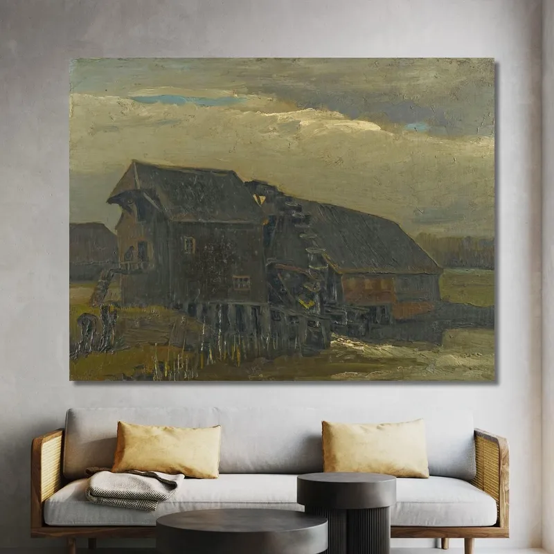 Wassermühle Bei Opwetten Vincent van Gogh