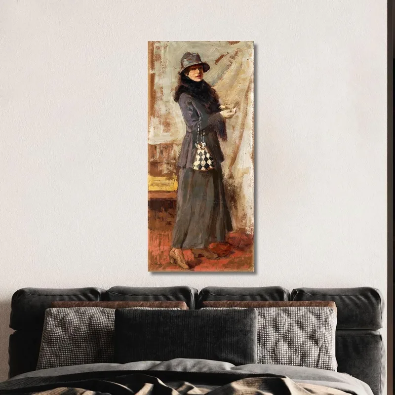 La Signora Altea Landi Nel Giolis Atelier Vittorio Matteo Corcos