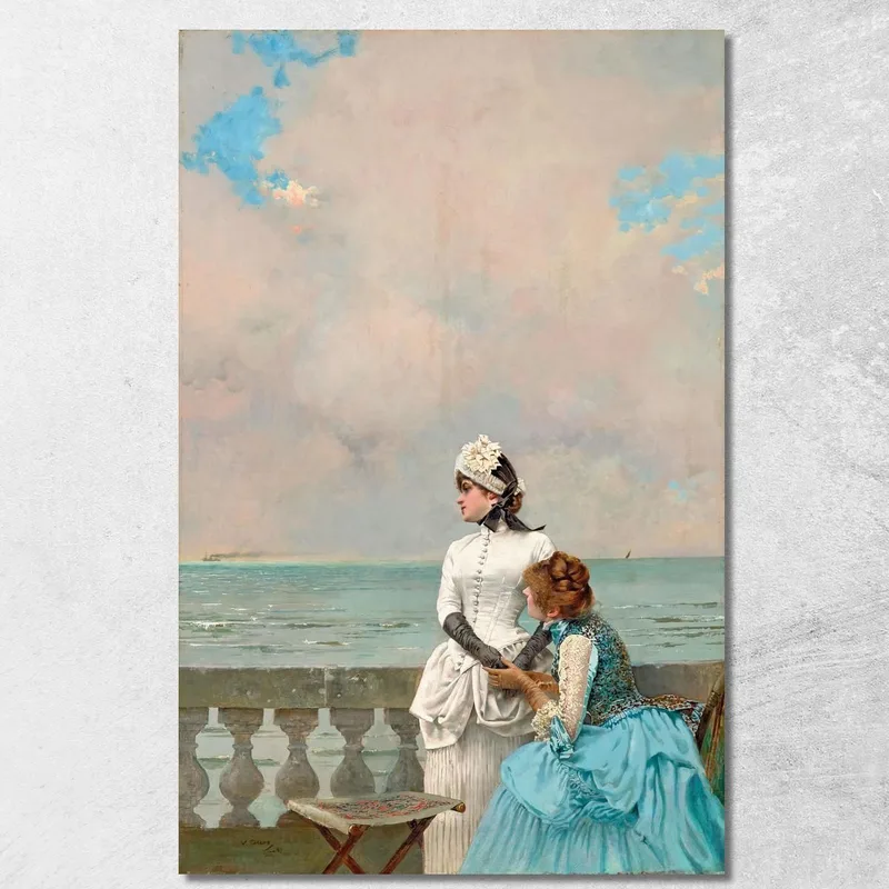 Dimmi Tutto Vittorio Matteo Corcos quadro stampa su tela