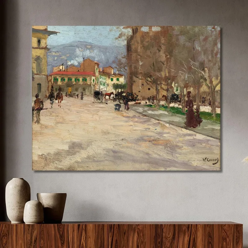 Firenze Porta A Prato Vittorio Matteo Corcos