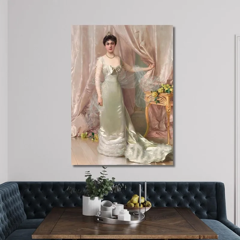 Portrait Der Prinzessin Evelyne Colonna Di Stigliano Vittorio Matteo Corcos