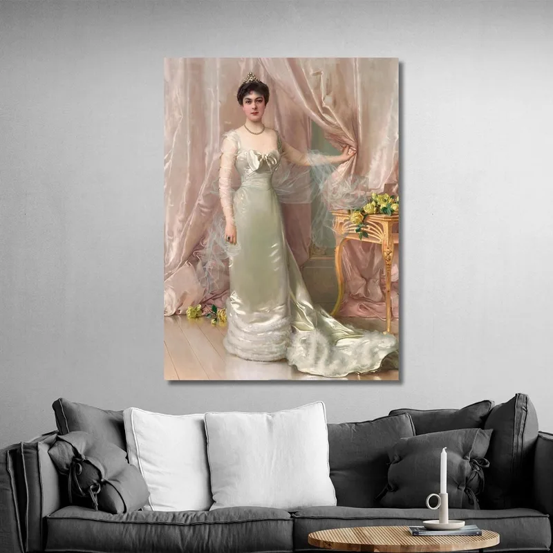 Portrait Der Prinzessin Evelyne Colonna Di Stigliano Vittorio Matteo Corcos