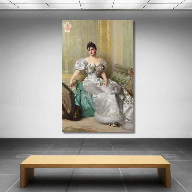 Ritratto Di Corinna Salmone Vittorio Matteo Corcos