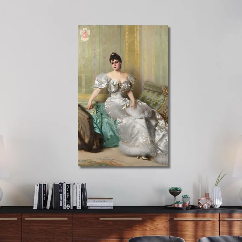 Ritratto Di Corinna Salmone Vittorio Matteo Corcos