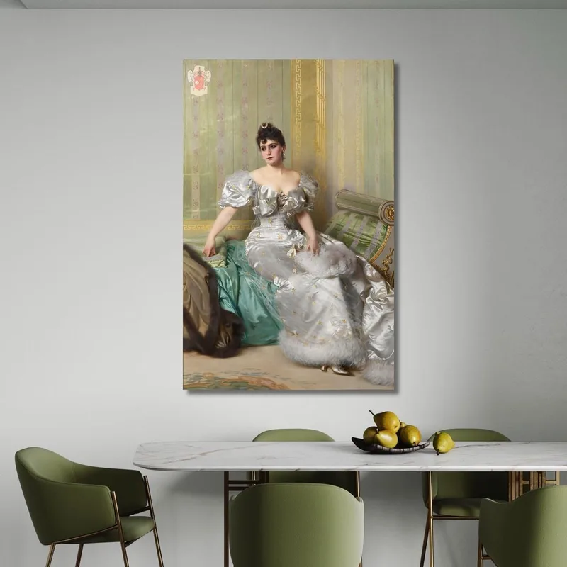 Ritratto Di Corinna Salmone Vittorio Matteo Corcos