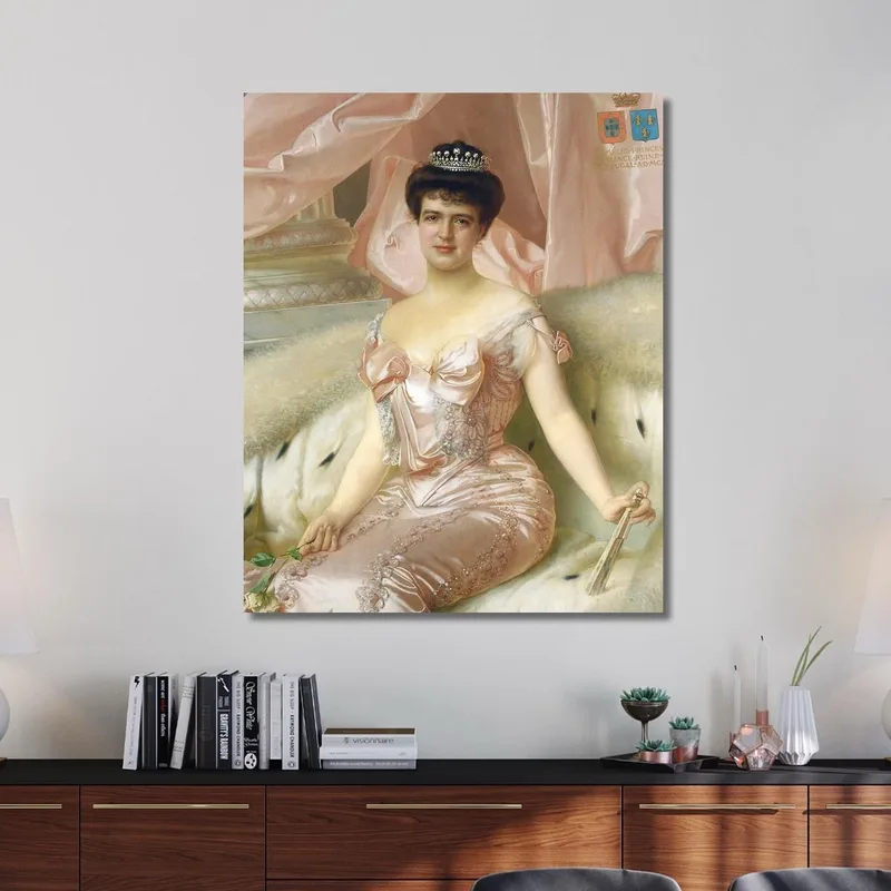 Ritratto Della Regina Amelia Vittorio Matteo Corcos