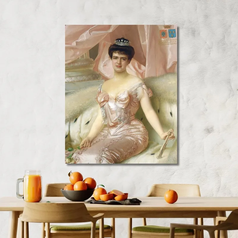 Ritratto Della Regina Amelia Vittorio Matteo Corcos