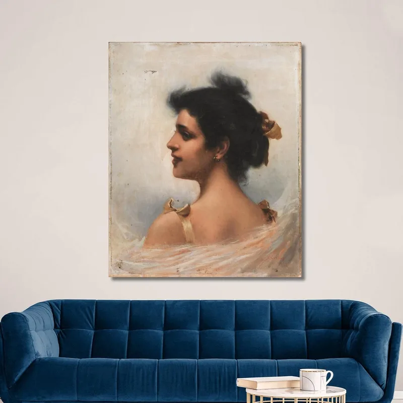 Ritratto Di Giovane Signora Vittorio Matteo Corcos