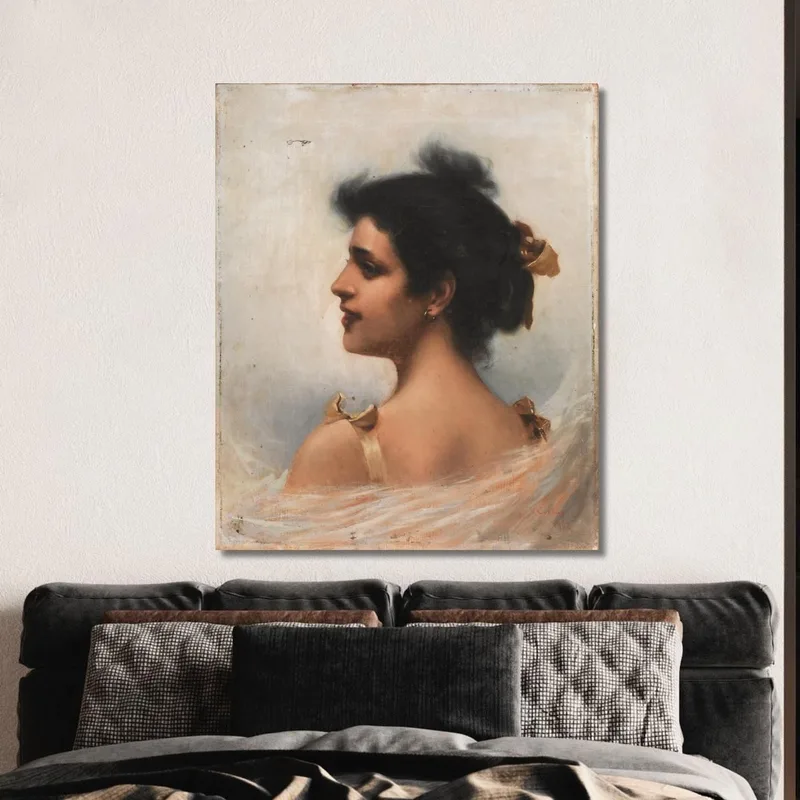 Ritratto Di Giovane Signora Vittorio Matteo Corcos