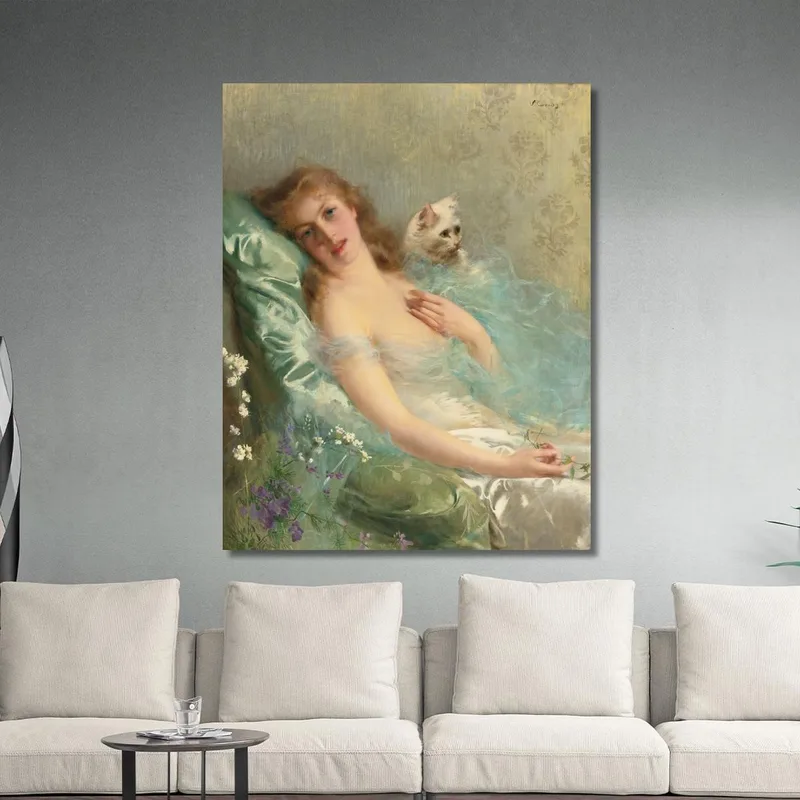 Il Gatto Bianco Vittorio Matteo Corcos