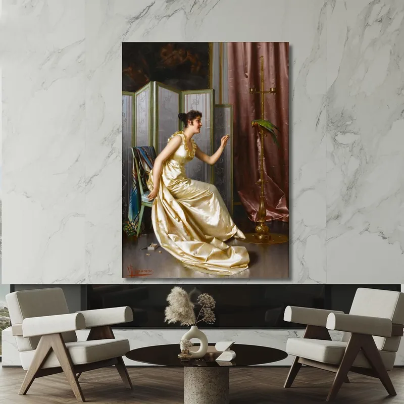 Den Papagei Füttern Vittorio Reggianini