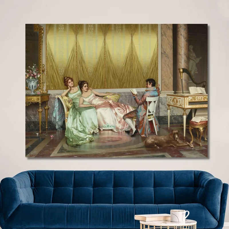 La Lecture De Poésie Vittorio Reggianini