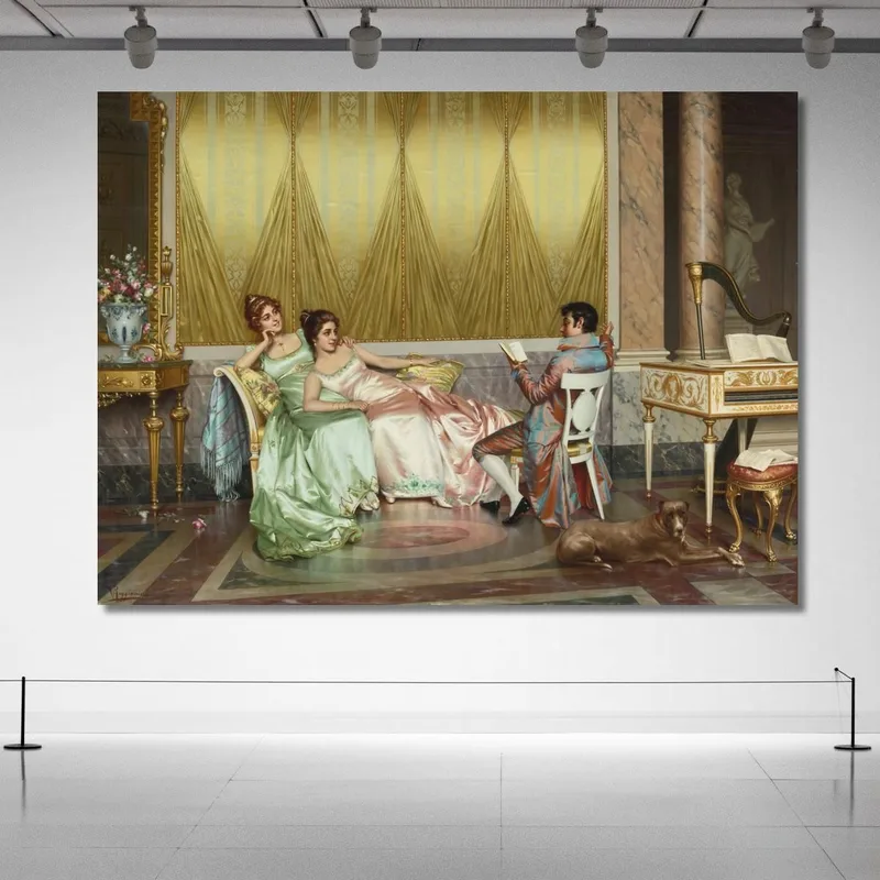 La Lecture De Poésie Vittorio Reggianini