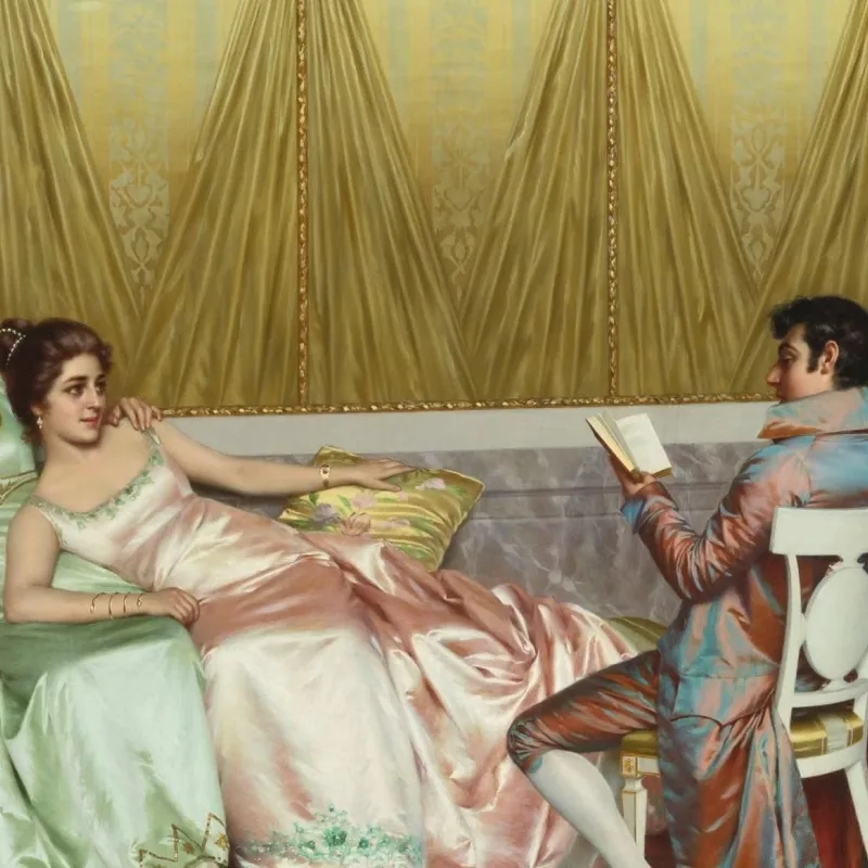 La Lecture De Poésie Vittorio Reggianini