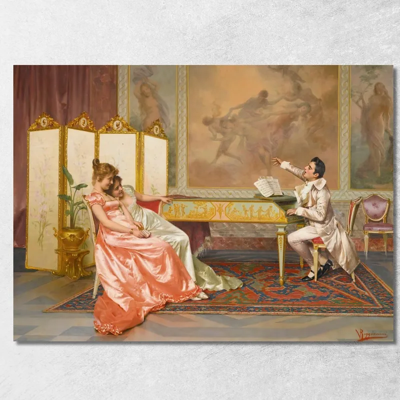 Le Récital Vittorio Reggianini tableau impression sur toile