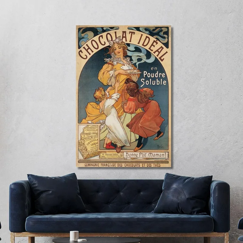 Ideale Schokolade Alphonse Mucha