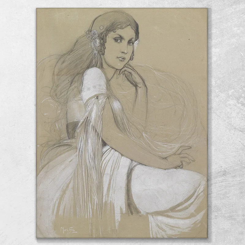 Jaroslava Muchova Alphonse Mucha