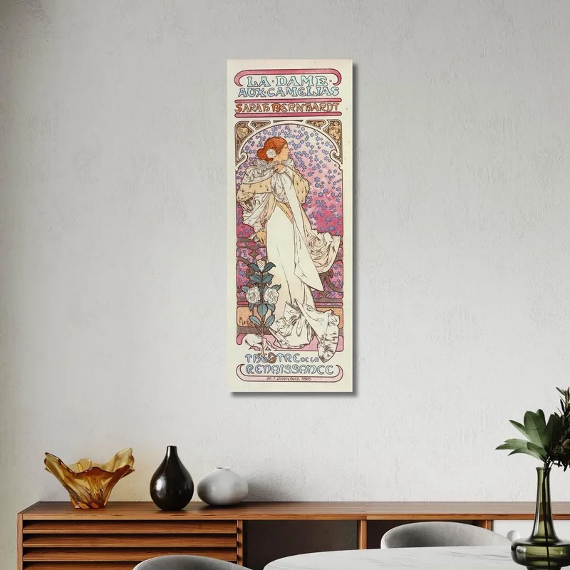 La Dama De Las Camelias Alphonse Mucha