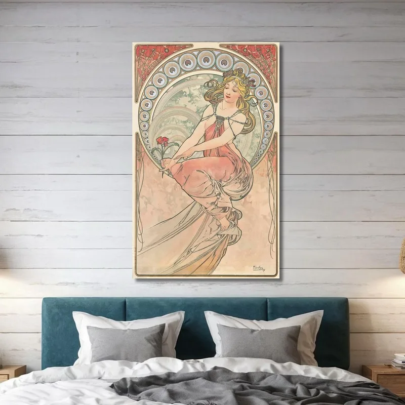 Das Gemälde Alphonse Mucha
