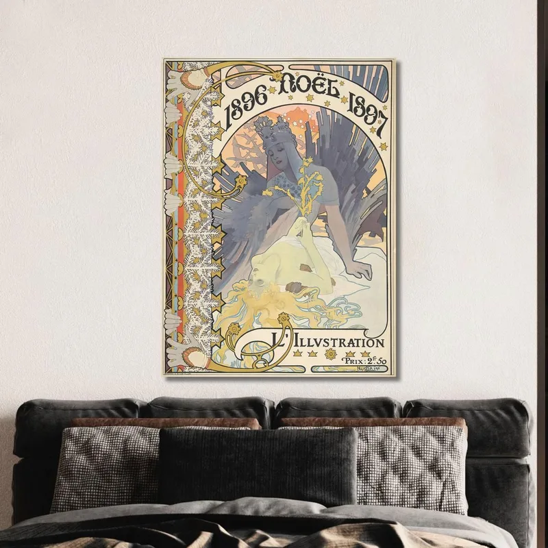 L'Illustration Noël 1896 Alphonse Mucha