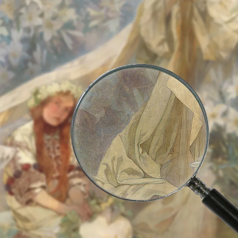 Madonna Mit Den Lilien 1905 Alphonse Mucha