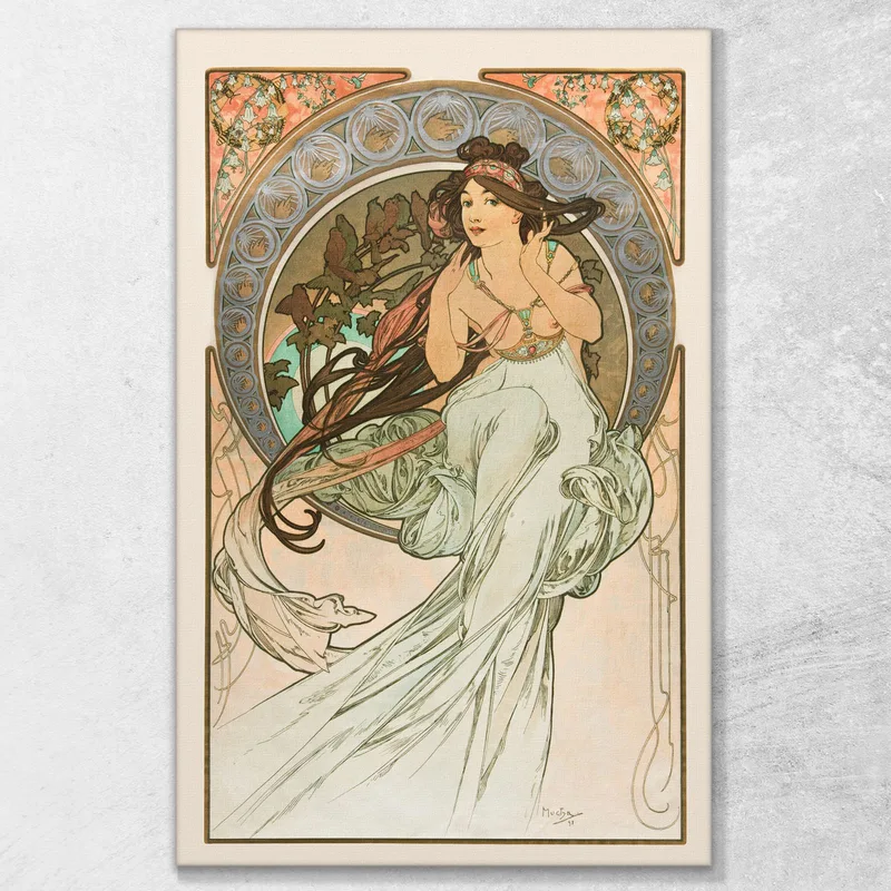 Música De Les Arts 1898 Alphonse Mucha