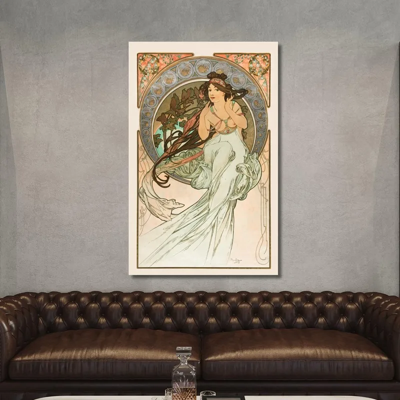 Música De Les Arts 1898 Alphonse Mucha