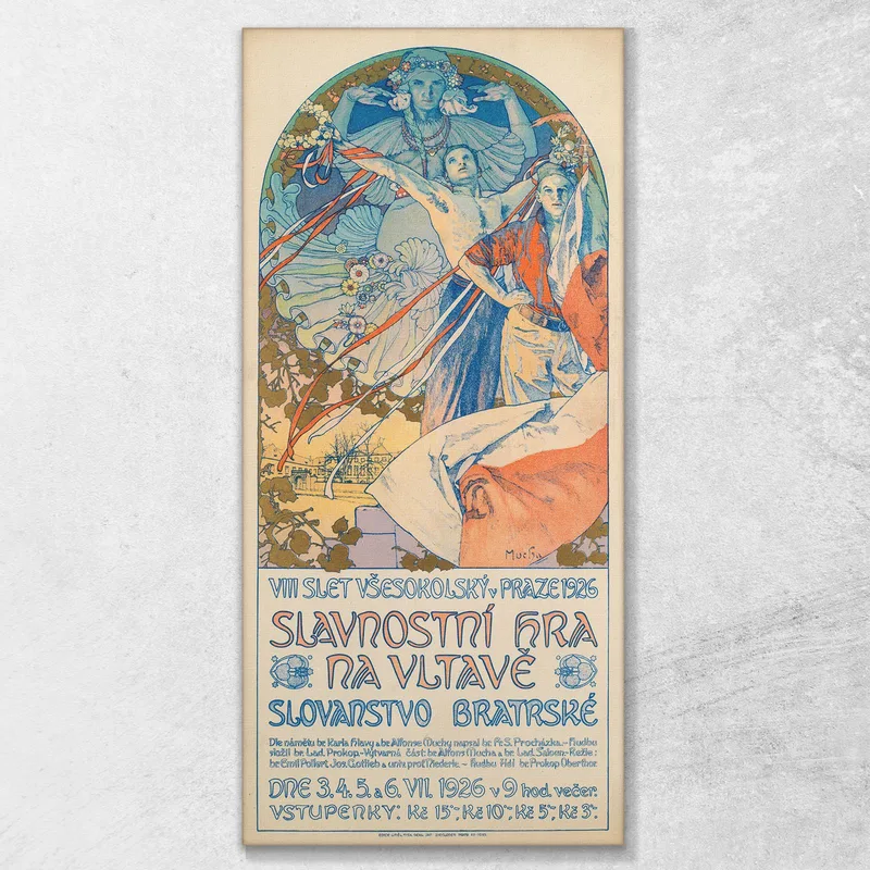 The Sokol Festival In Prague Alphonse Mucha
