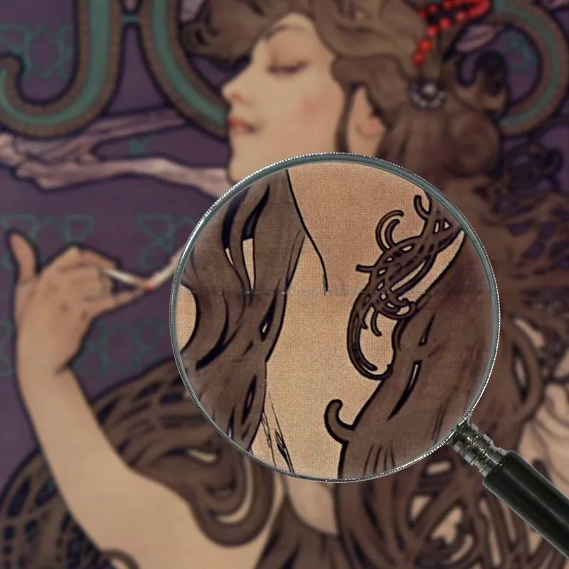Anuncio De Cigarrillos De Trabajo Alphonse Mucha