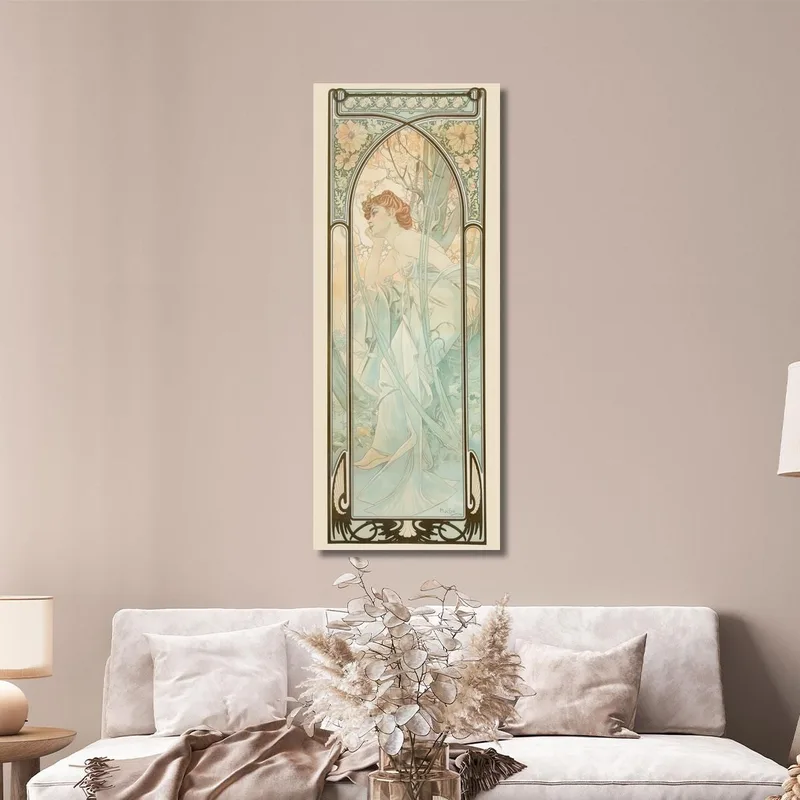 Rêverie Du Soir De Times Of Day Alphonse Mucha