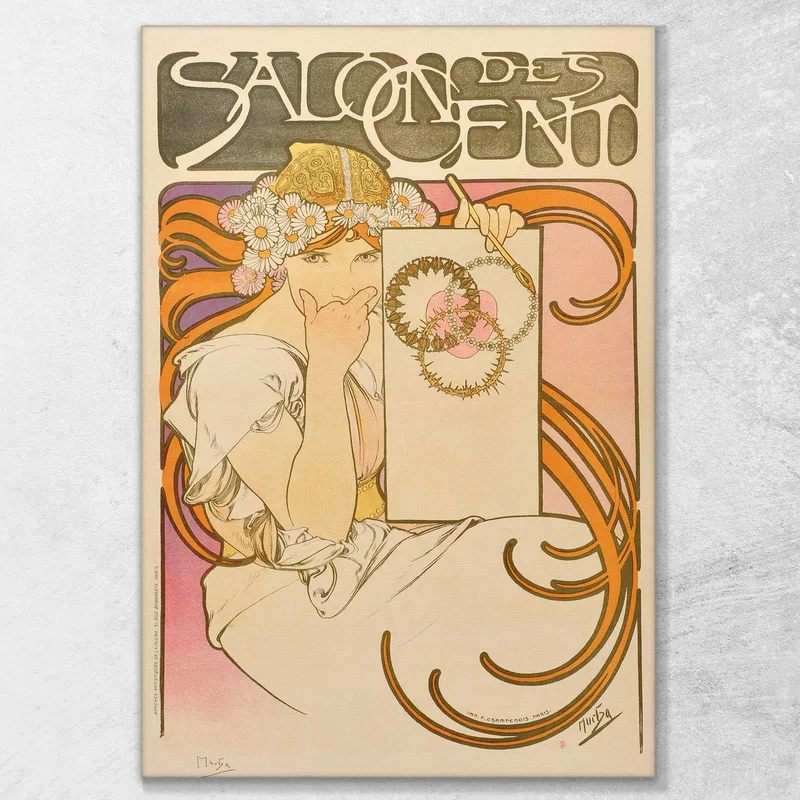 Salon Des Cent 2 Alphonse Mucha