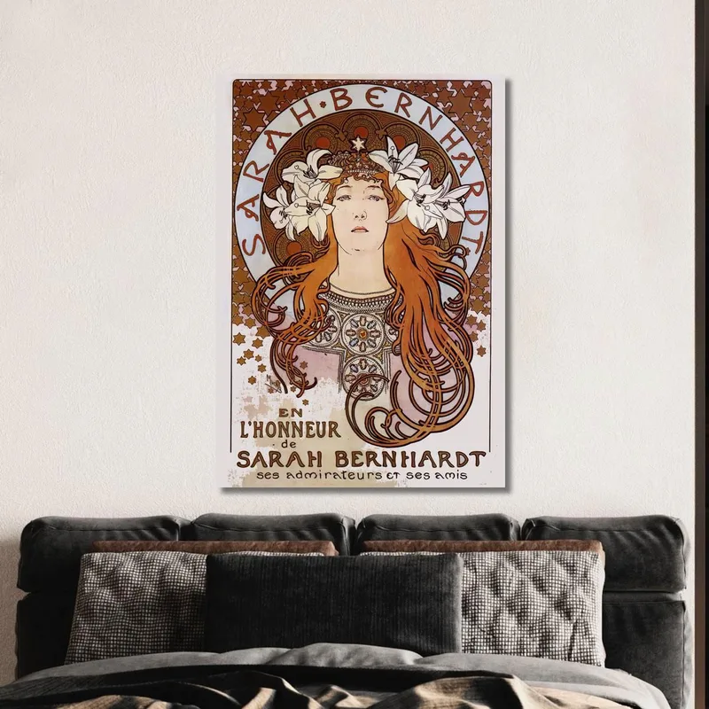 Sara Bernhardt 1896 Alphonse Mucha