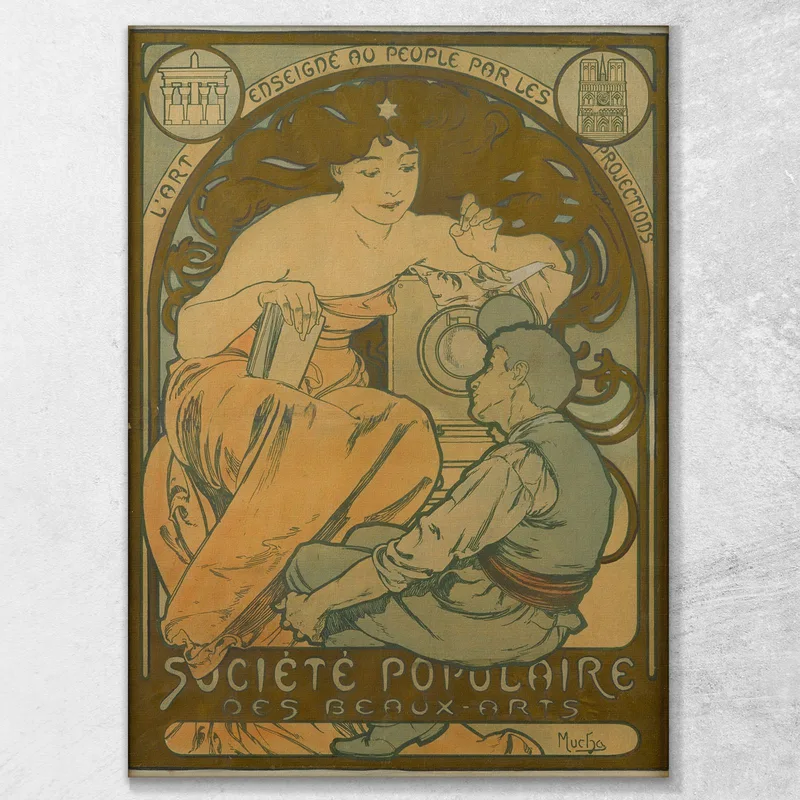 Sociedad Popular De Bellas Artes Alphonse Mucha
