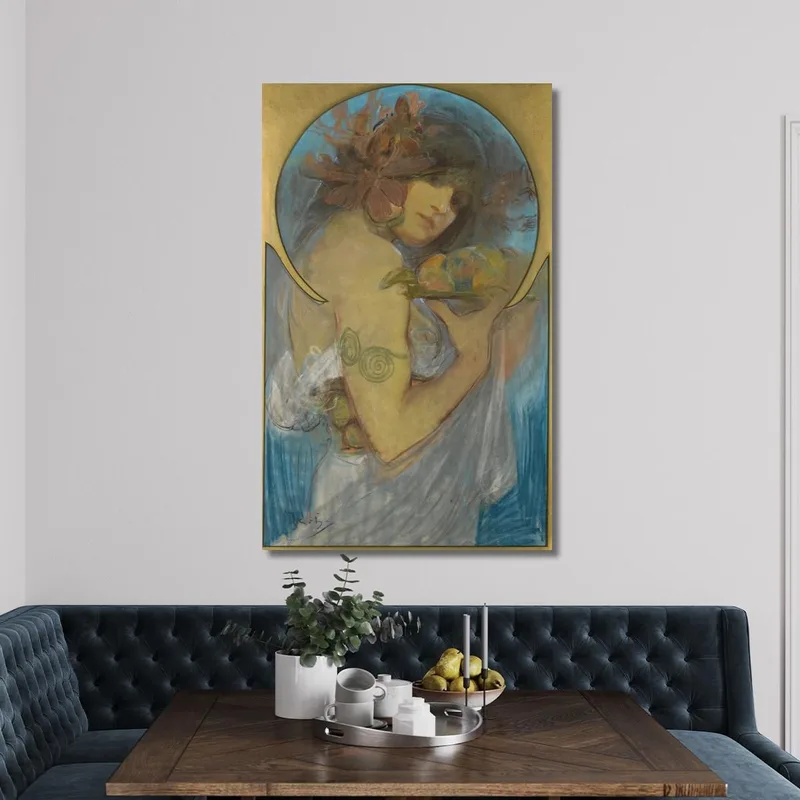 Studie Für Obst Alphonse Mucha