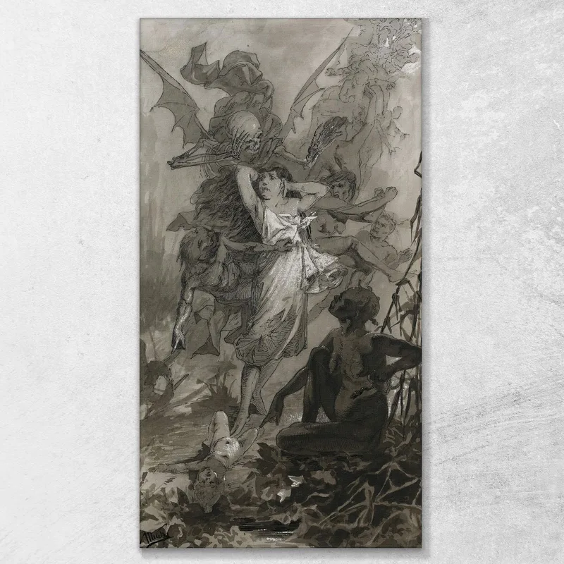 La Danza Della Morte Alphonse Mucha