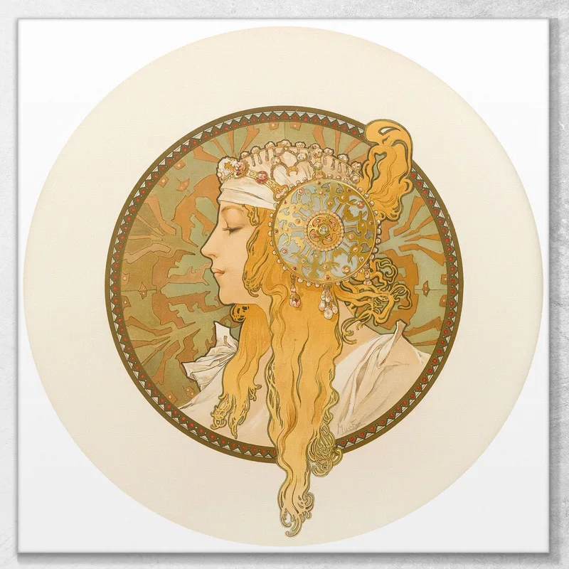 Teste Bizantine Bionde Alphonse Mucha
