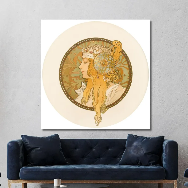 Teste Bizantine Bionde Alphonse Mucha