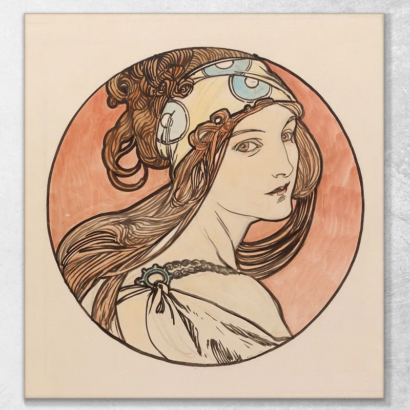 Vetrata Per La Facciata Della Boutique Fouquet 2 Alphonse Mucha