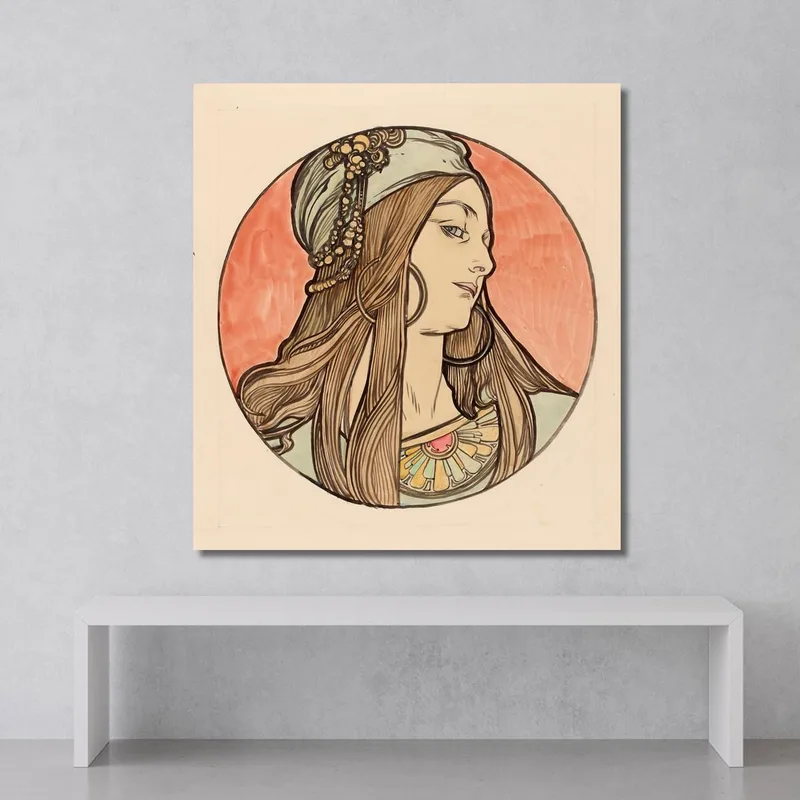 Vitrail Pour La Façade De La Boutique Fouquet 3 Alphonse Mucha