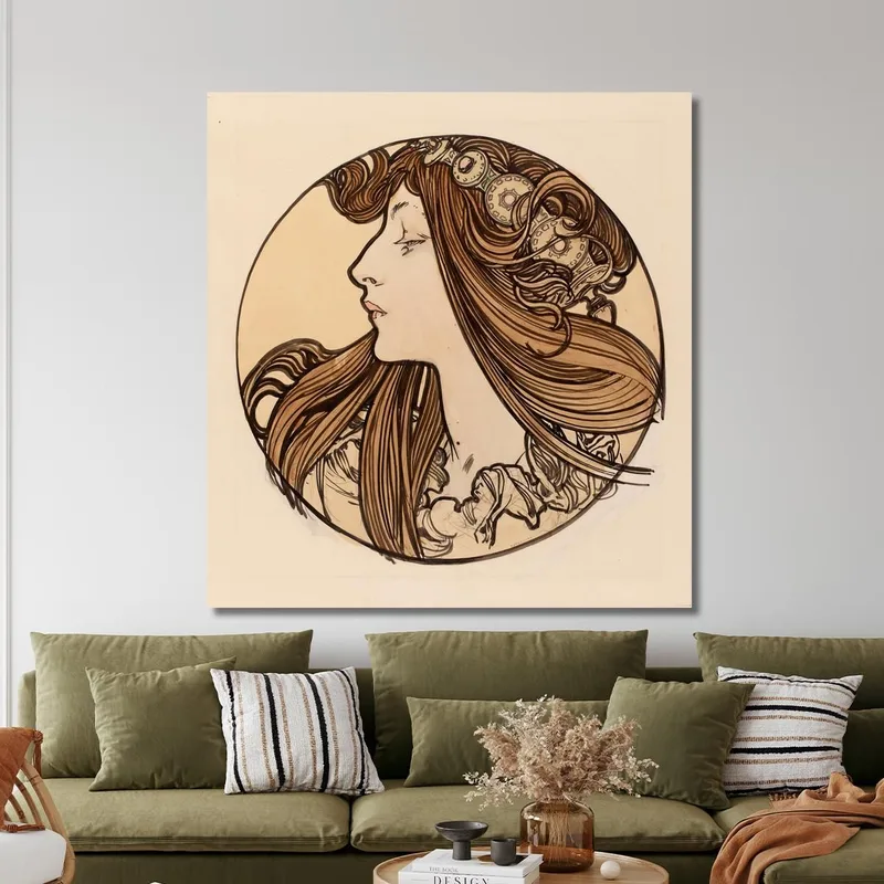 Vetrata Per La Facciata Della Boutique Fouquet 9 Alphonse Mucha