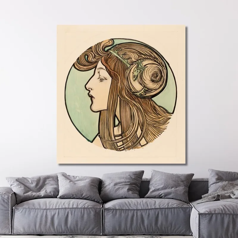 Vitrail Pour La Façade De La Boutique Fouquet Alphonse Mucha
