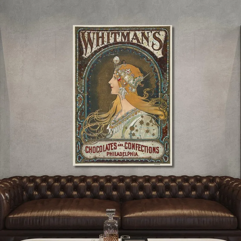 Cioccolatini E Dolciumi Whitman'S Philadelphia Alphonse Mucha