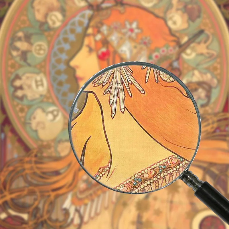 Zodíaco 1869 Alphonse Mucha