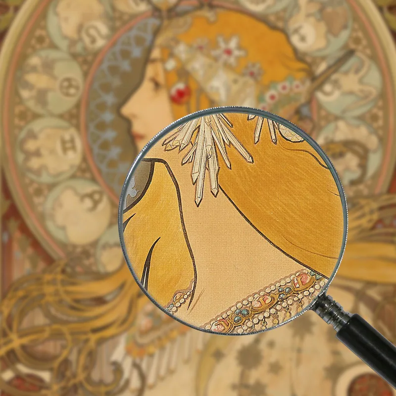 Sternzeichen Die Feder Alphonse Mucha