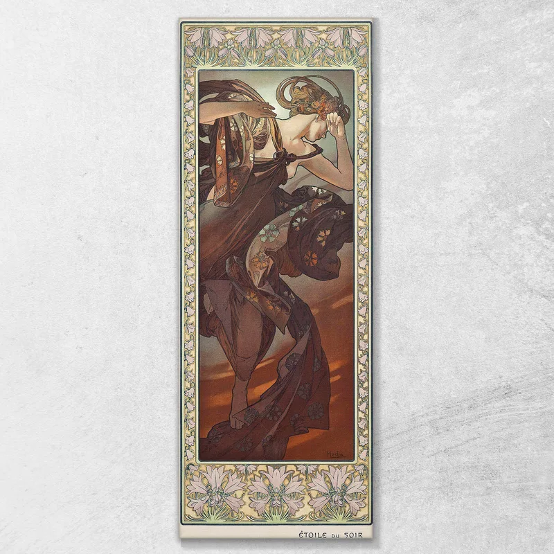 Estrella De La Tarde Alphonse Mucha