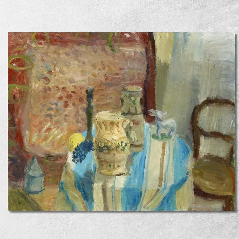 Still Life With Lemon And Grape Walter Kurt Wiemken canvas print