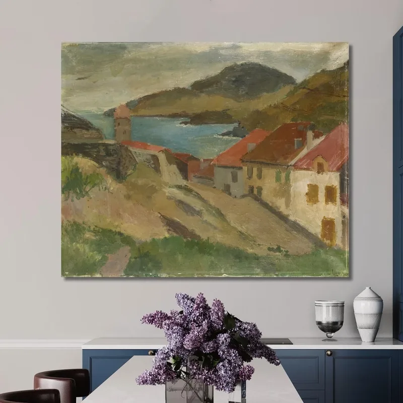 View From Fort Miradou In Collioure Walter Kurt Wiemken