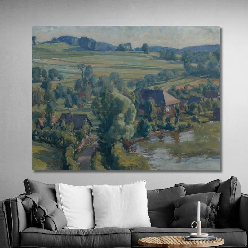 Paisaje Del Lago Atter Cerca De Unterbuchberg Walther Gamerith